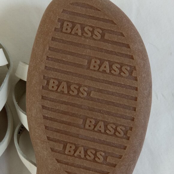 GH Bass Sunjuns New White Leather Size 9 NWOT - Picture 6 of 8